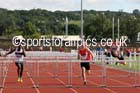 Mens under-20s 110 metres hurdles, EAP International Combined Events, Hexham Northumberland. Photo: David T. Hewitson/Sports for All Pics